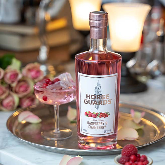 Horse Guards Pink Gin, Raspberry & Cranberry